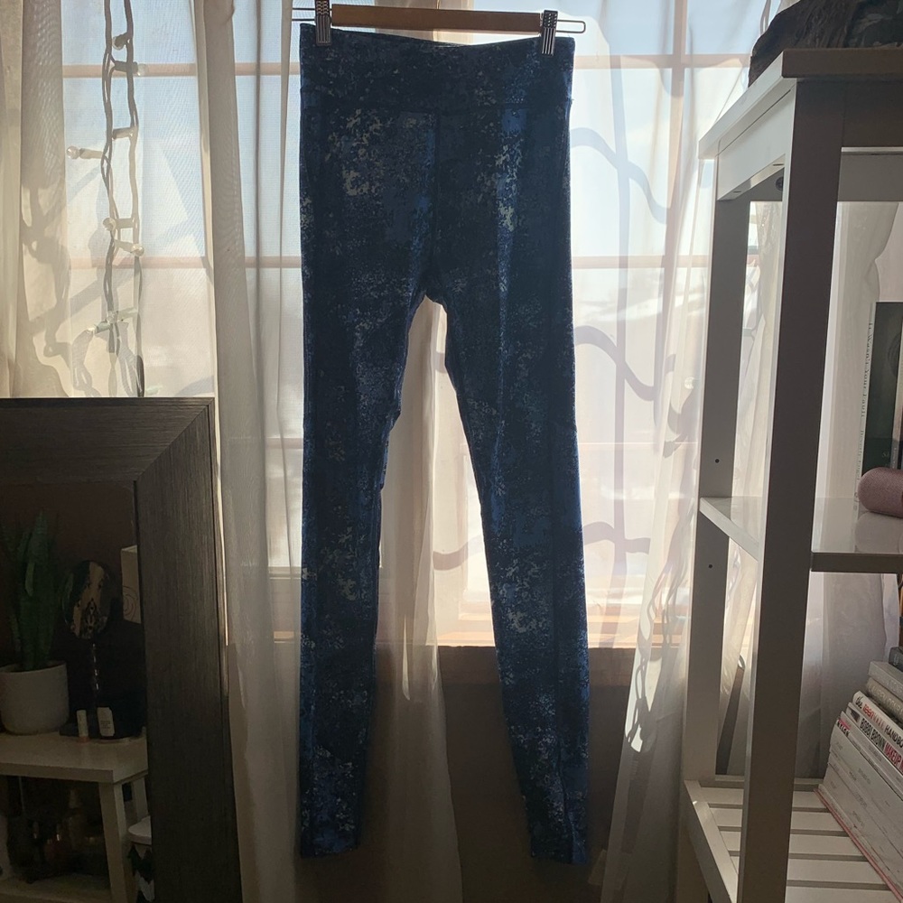 UA Blue Compression Leggings